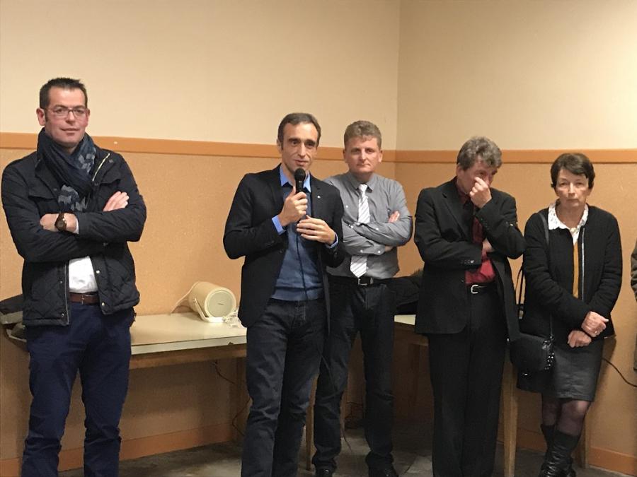 Inauguration de l'école - Mr Arnaud Viala Député de l'Aveyron (Occitanie)