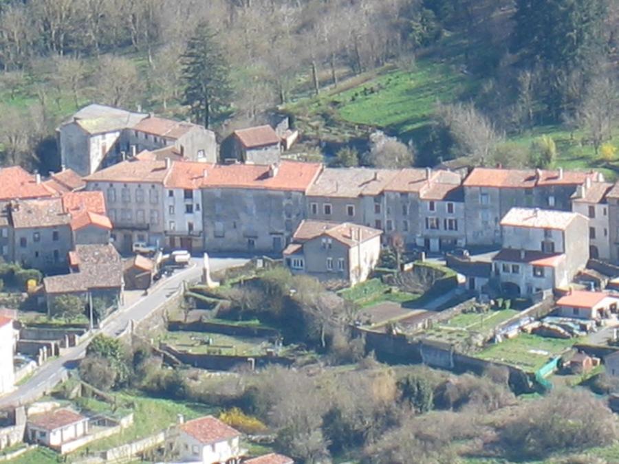 Village de Fayet vue depuis le pic de Roste (33)