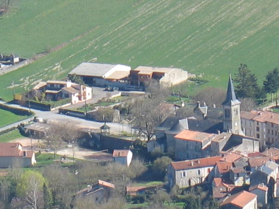 Village de Fayet vue depuis le pic de Roste (35)