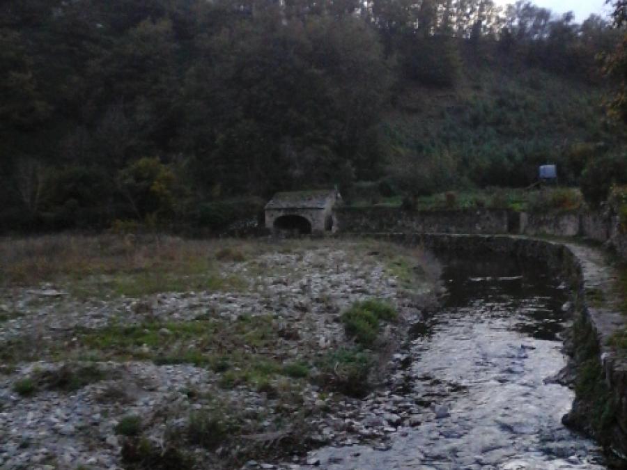 La Nuéjouls avant la crue du 28.11.2014 à LAROQUE (12