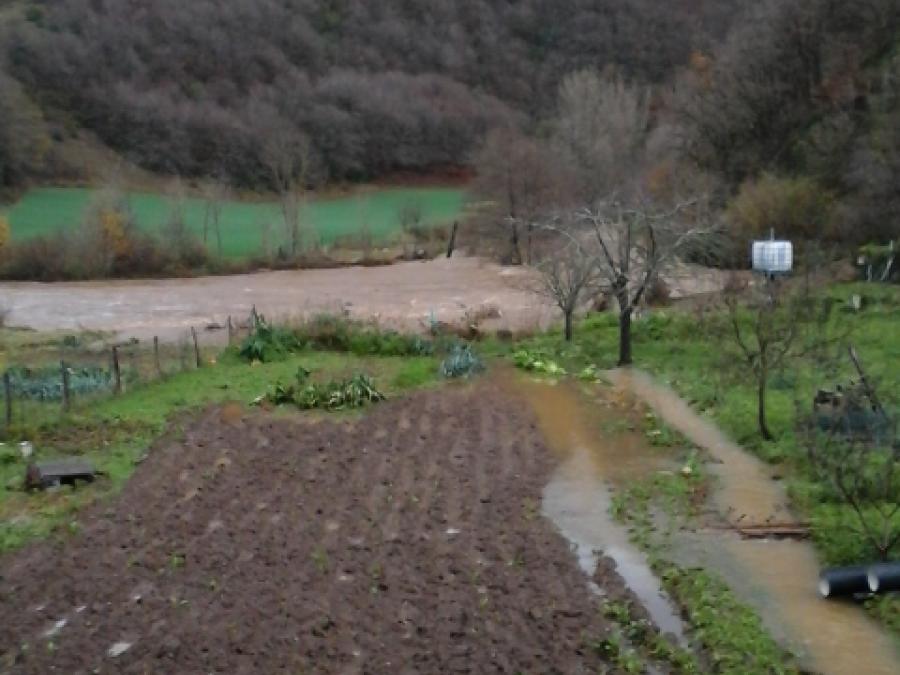 La Nuéjouls en crue à LAROQUE LE 28/11/2014 à 15 H 00 (48)